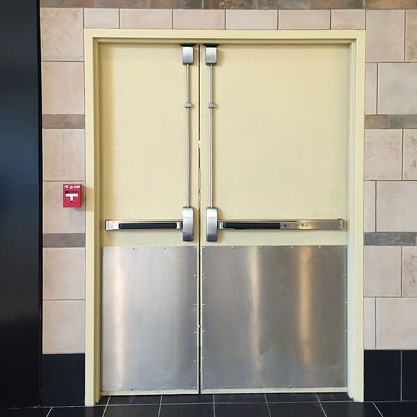 hollow-metal-pair-of-doors-with-exit-devices